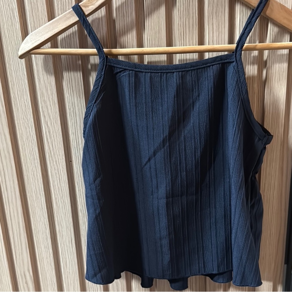 New Tween Girl 2-pc Tank Top and Wide Leg Pants Set, Navy Size 12 - Picture 9 of 9